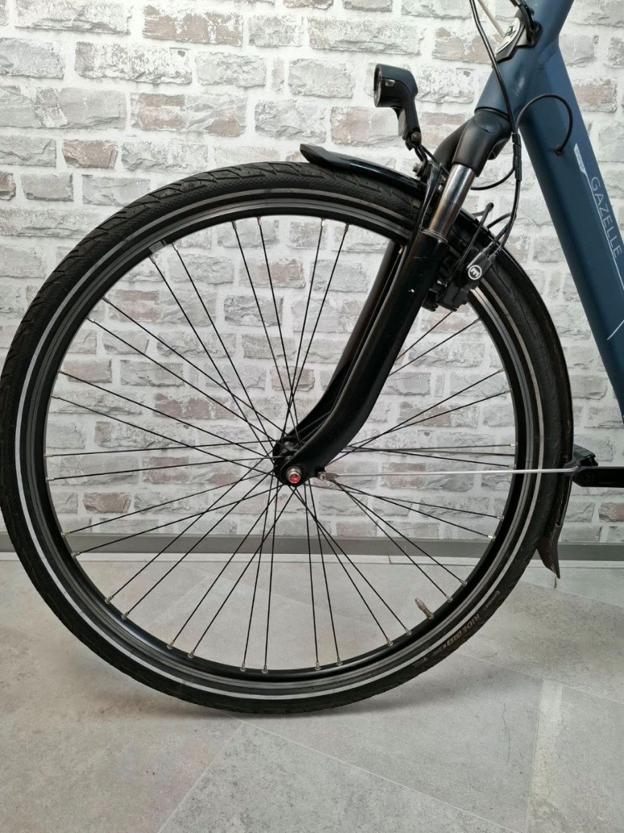 Gazelle Orange C7+ HMB 500Wh Lage instap 2020-57 cm-Blauw - Afbeelding 4